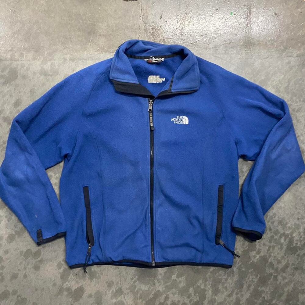 The north face blue fleece